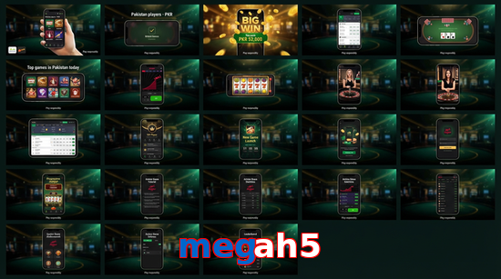 Main screen of Megah5 bet page for PK players