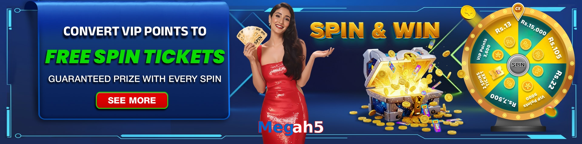 Megah5 game app for Pakistan players